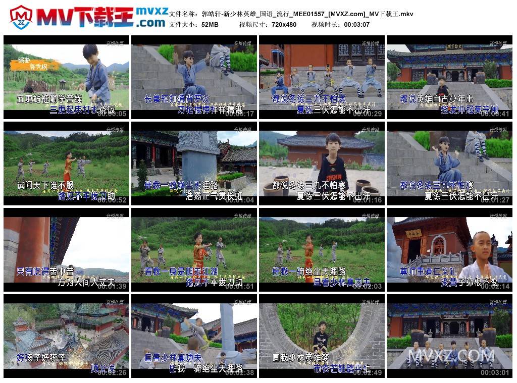 郭皓轩-新少林英雄_国语_流行_MEE01557